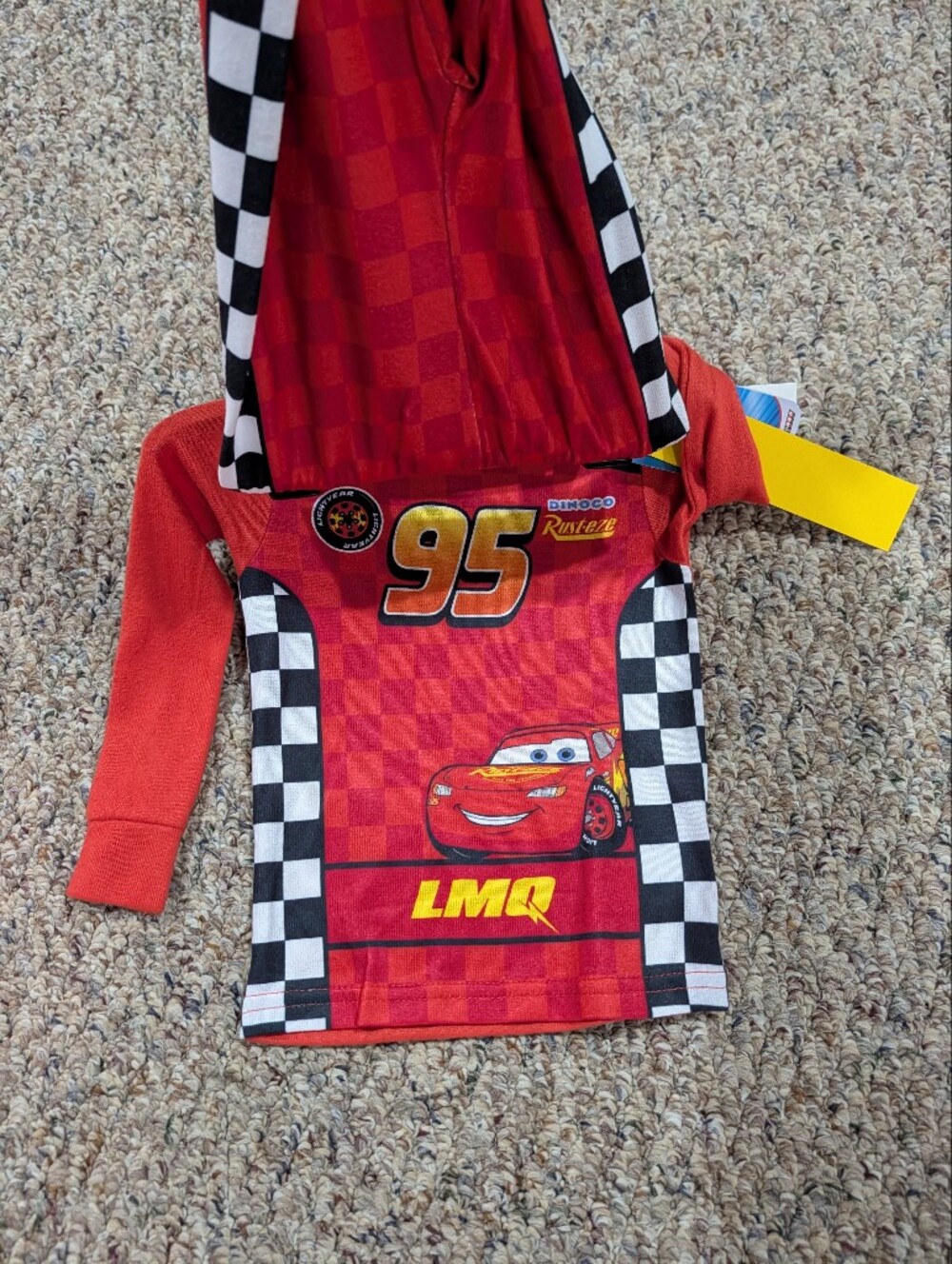 Cars Lightning McQueen Red Hoodie for Kids